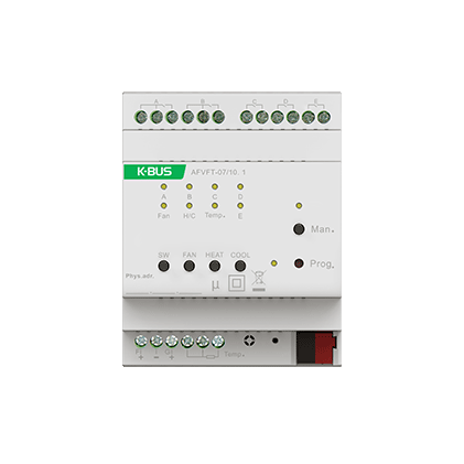 KNX Fan coil Controller, 0-10V