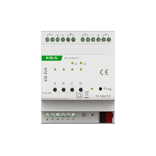 [ADLD-04/03.1] GVS KNX LED Dimming Actuator 4-Fold, 4SU MDRC, 4A